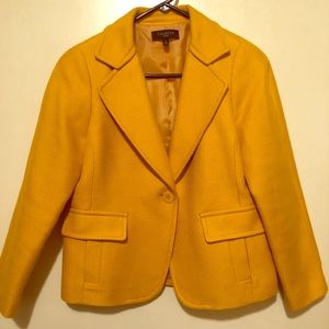 Talbots Petites Mustard Yellow Women’s Blazer